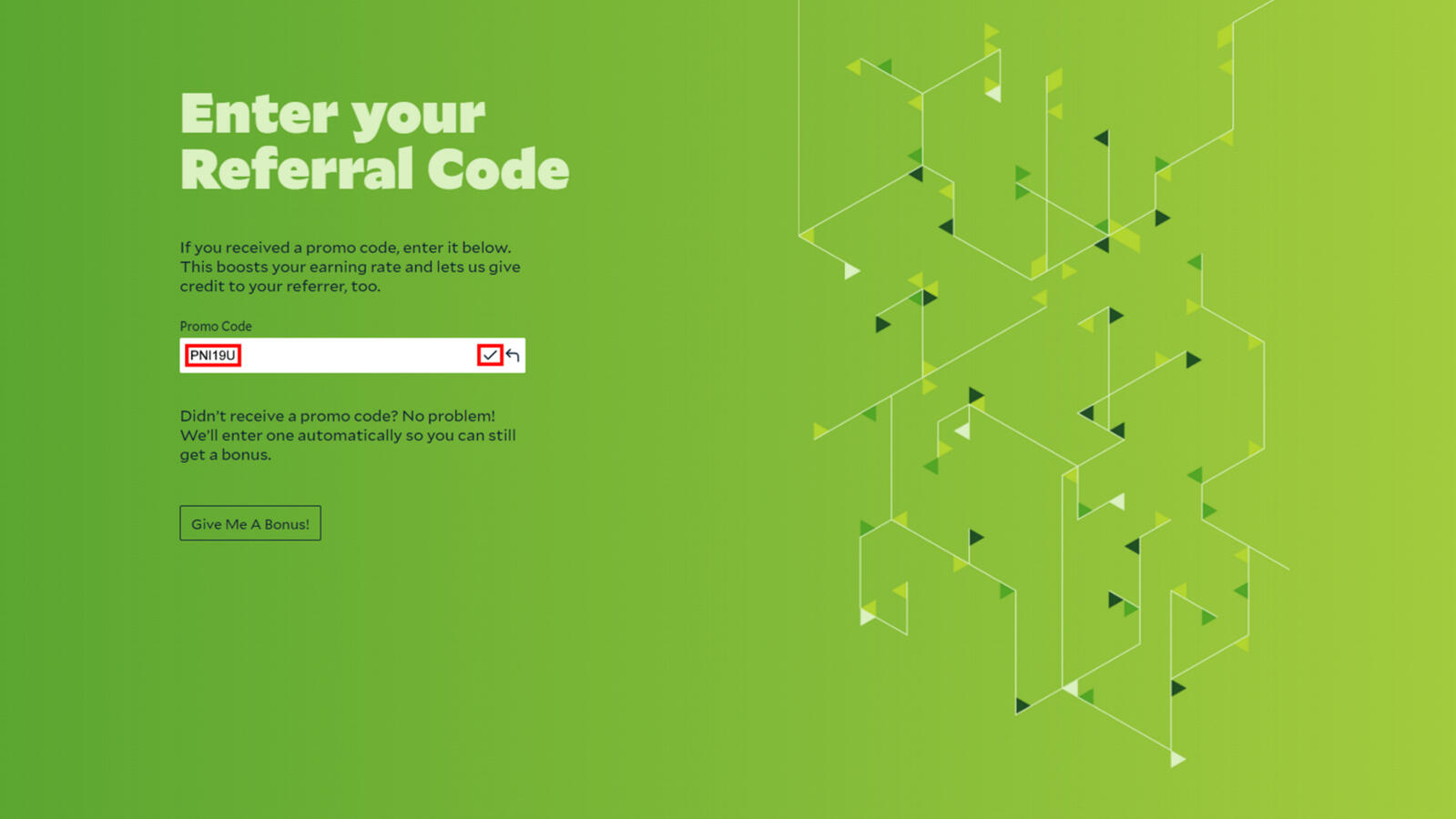 Step 4: Head over to https://salad.com/account/referrals